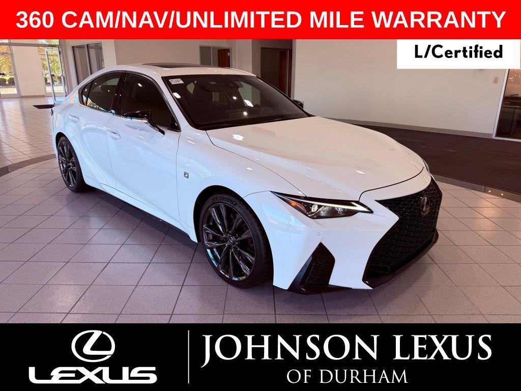 used 2024 Lexus IS 350 car, priced at $44,488