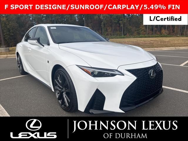 used 2024 Lexus IS 350 car, priced at $42,988