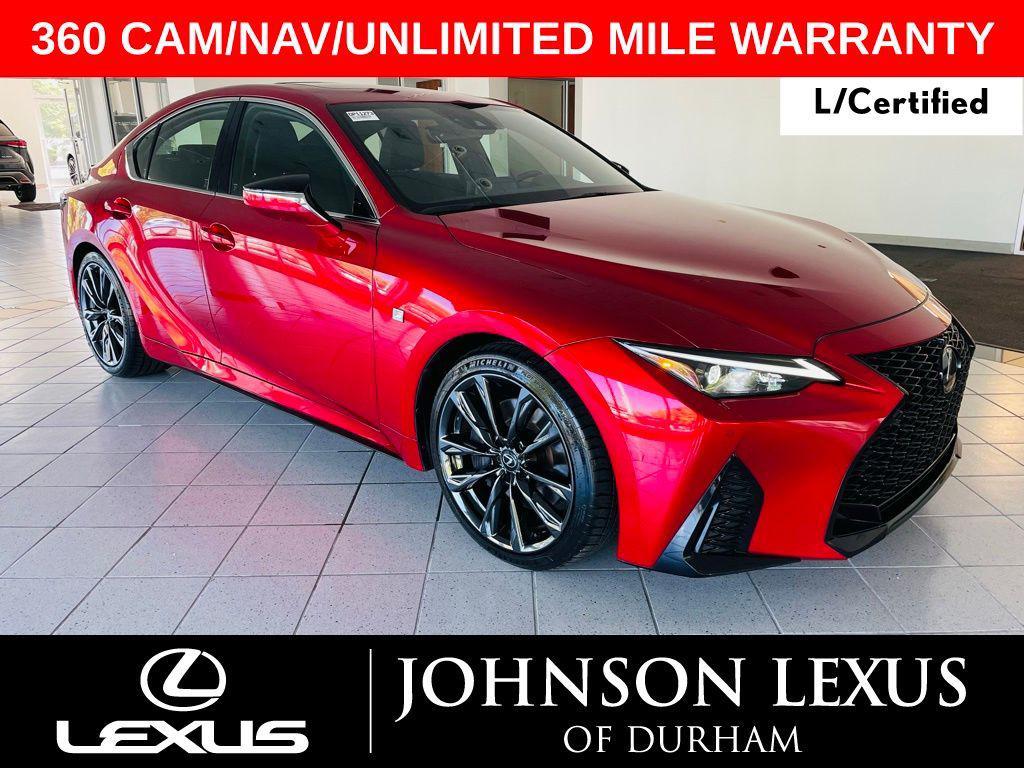 used 2023 Lexus IS 350 car, priced at $46,988