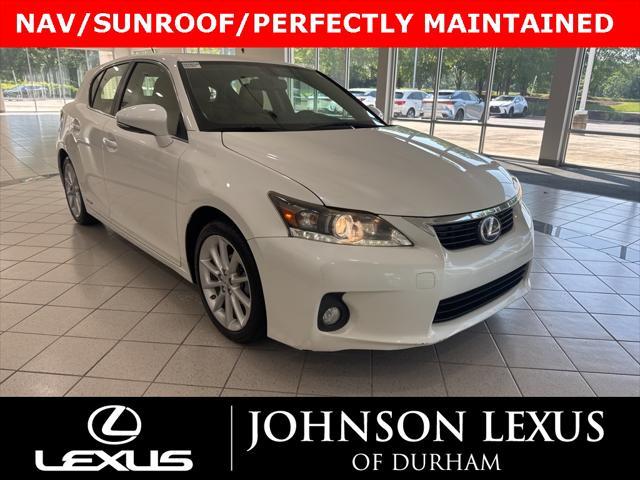 used 2012 Lexus CT 200h car, priced at $11,488