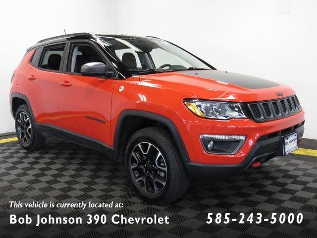used 2021 Jeep Compass car, priced at $24,523