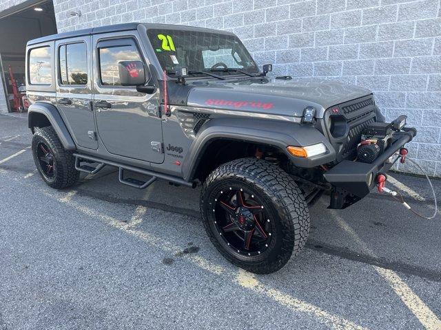 used 2021 Jeep Wrangler Unlimited car, priced at $36,754