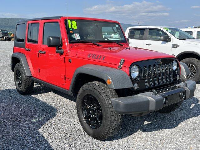 used 2018 Jeep Wrangler JK Unlimited car, priced at $17,000