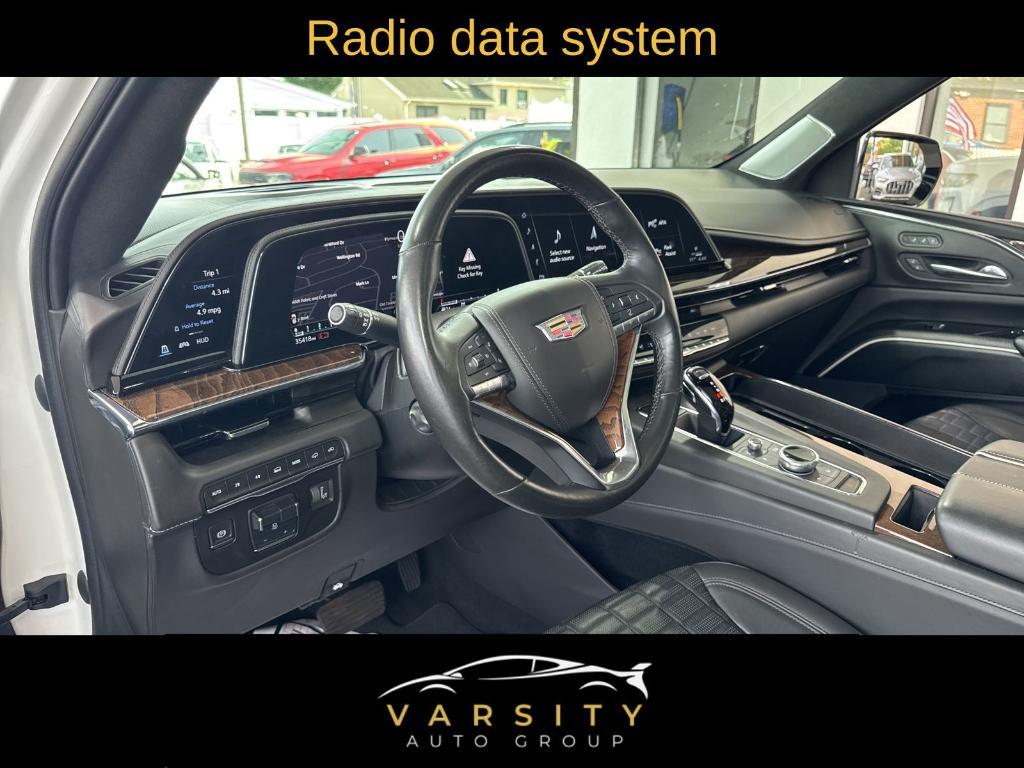 used 2021 Cadillac Escalade car, priced at $73,889