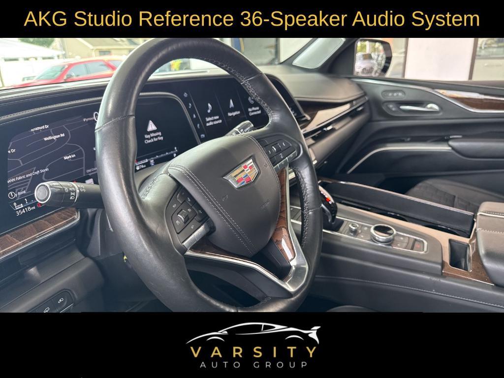 used 2021 Cadillac Escalade car, priced at $73,889