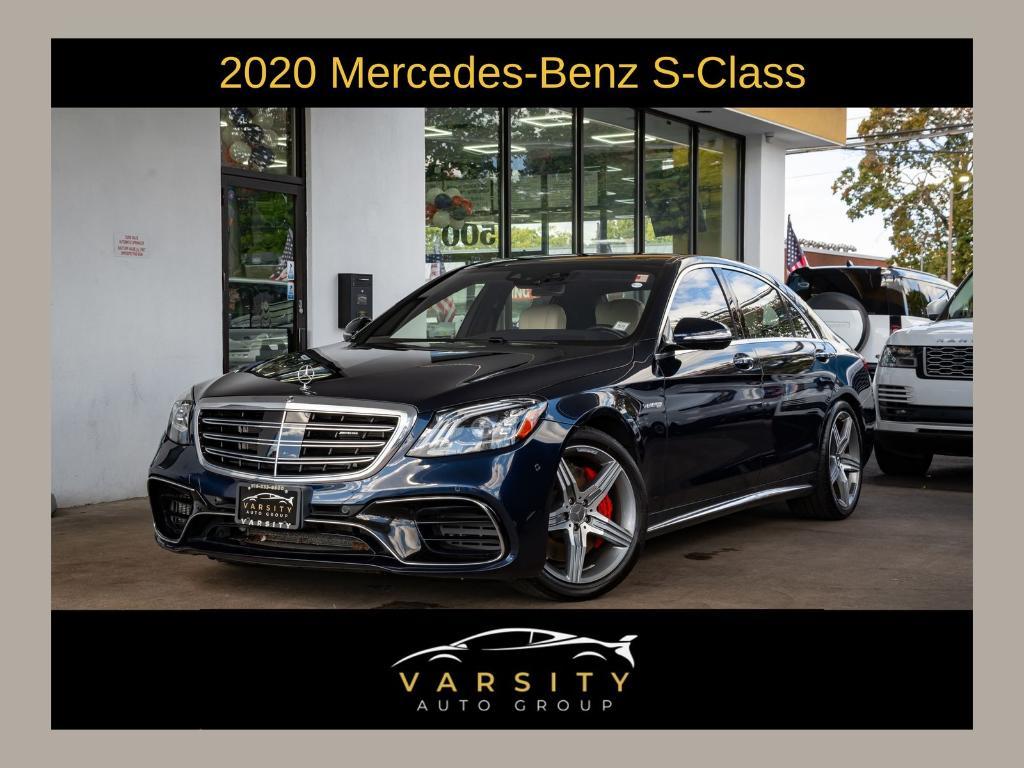 used 2020 Mercedes-Benz AMG S 63 car, priced at $77,995