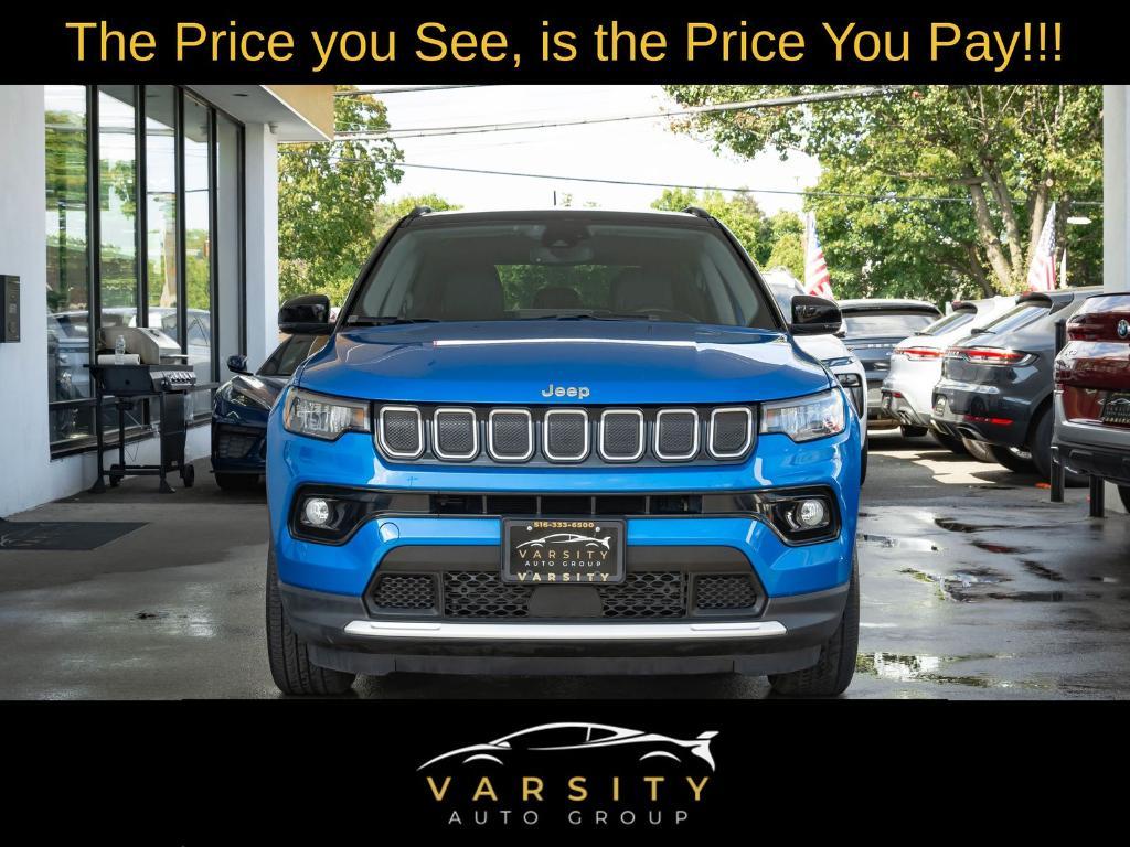 used 2022 Jeep Compass car, priced at $21,632