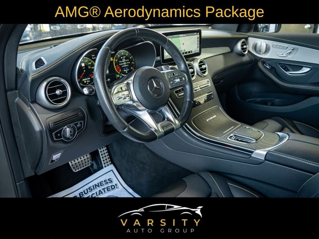used 2021 Mercedes-Benz AMG GLC 63 car, priced at $58,888