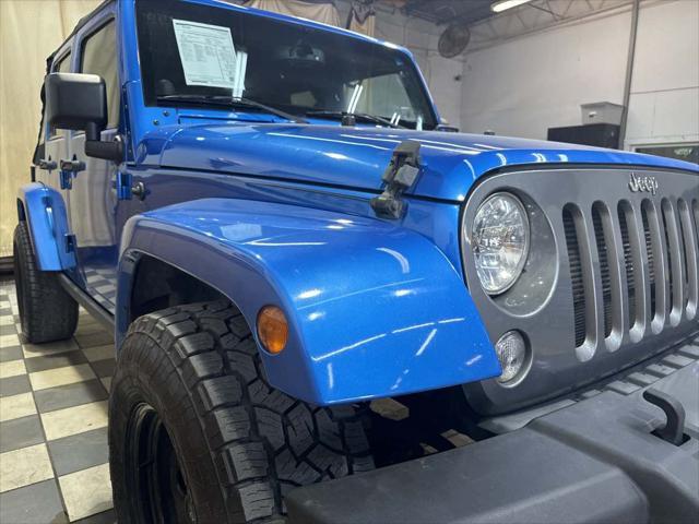 used 2014 Jeep Wrangler Unlimited car, priced at $16,500