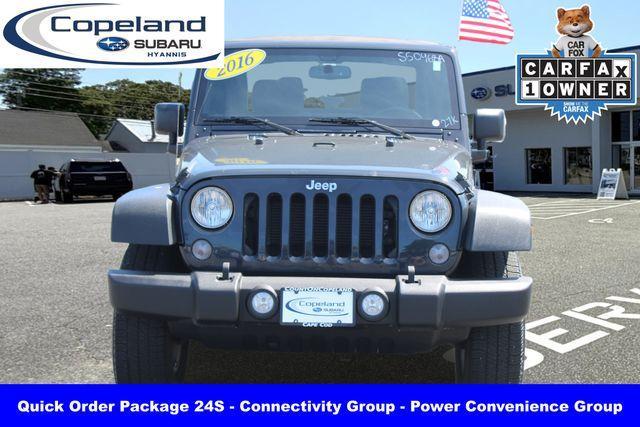 used 2016 Jeep Wrangler car, priced at $21,198