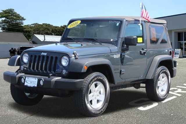 used 2016 Jeep Wrangler car, priced at $21,198