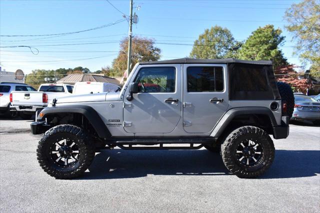 used 2016 Jeep Wrangler Unlimited car, priced at $18,990