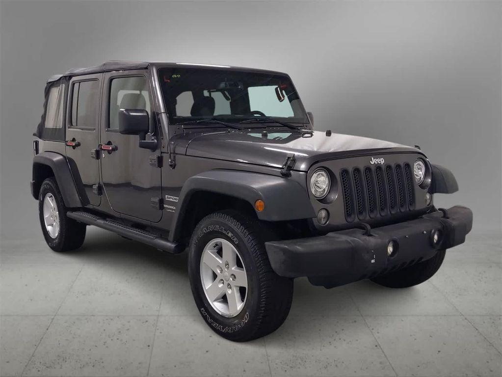 used 2018 Jeep Wrangler JK Unlimited car, priced at $20,123