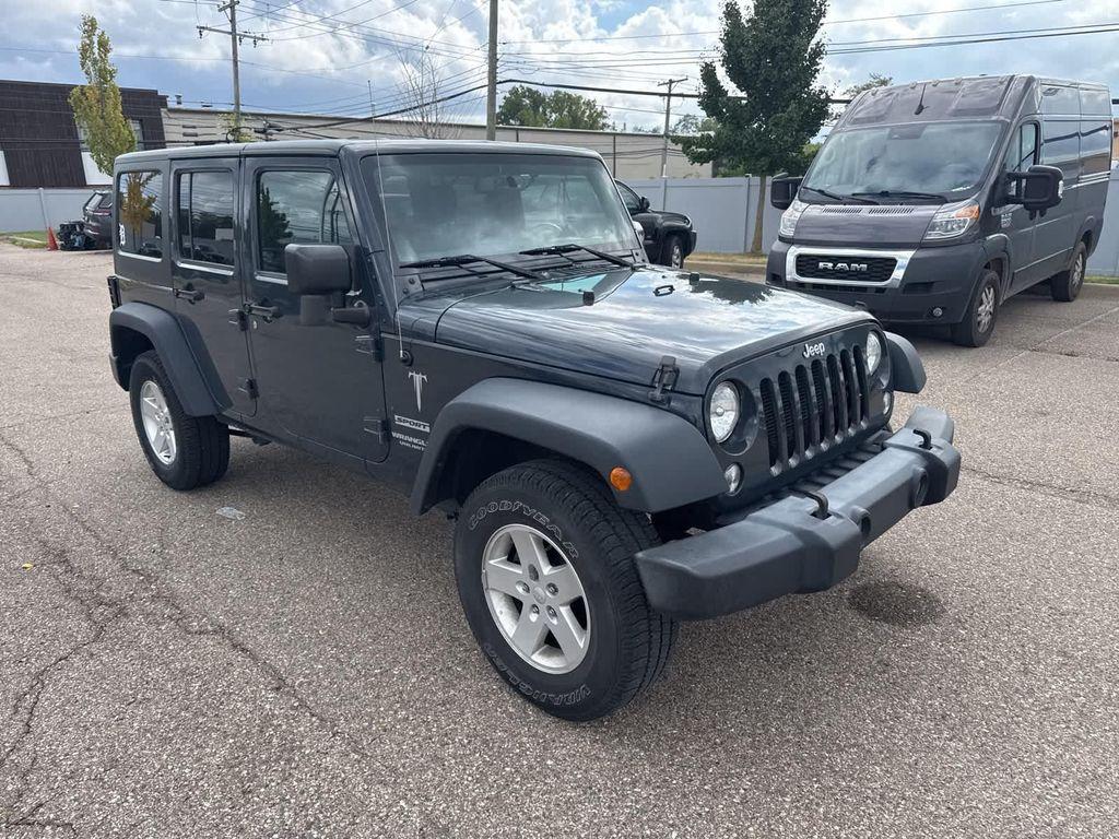 used 2017 Jeep Wrangler Unlimited car, priced at $17,681