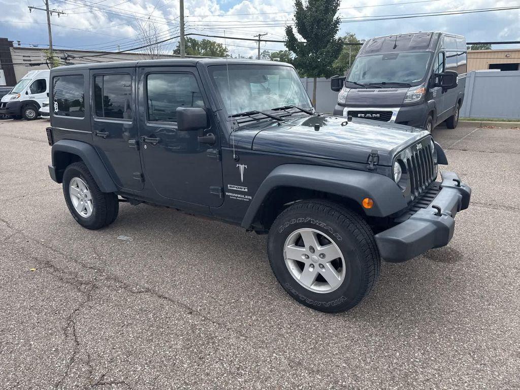 used 2017 Jeep Wrangler Unlimited car, priced at $17,681