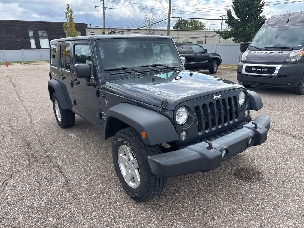 used 2017 Jeep Wrangler Unlimited car, priced at $17,681