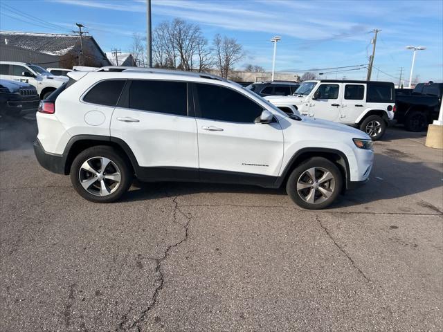 used 2021 Jeep Cherokee car, priced at $19,456