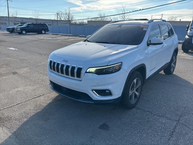 used 2021 Jeep Cherokee car, priced at $19,456