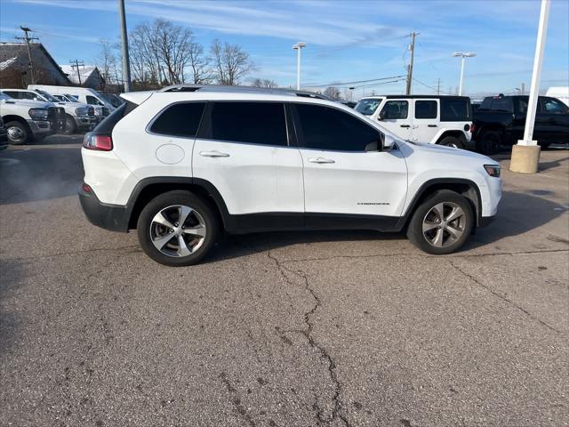 used 2021 Jeep Cherokee car, priced at $19,456