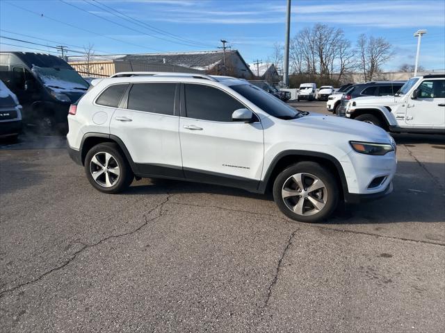 used 2021 Jeep Cherokee car, priced at $19,456