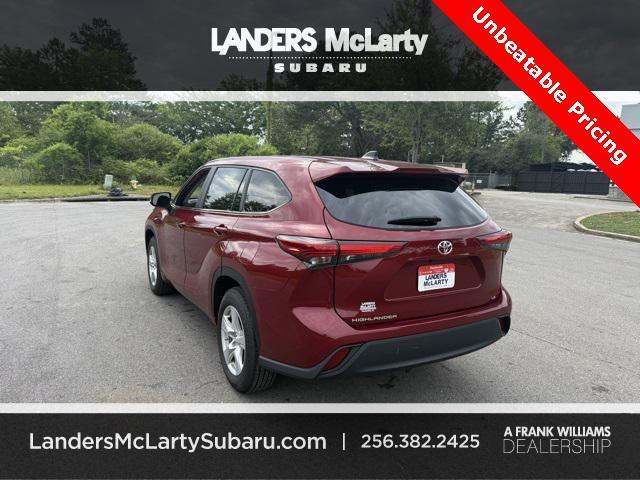 used 2023 Toyota Highlander car, priced at $29,000