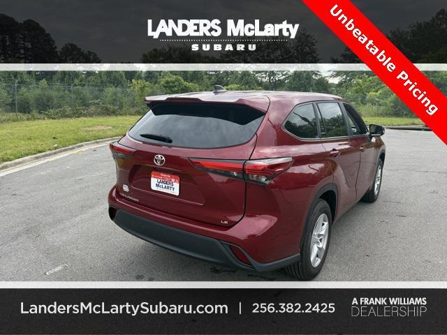 used 2023 Toyota Highlander car, priced at $29,000