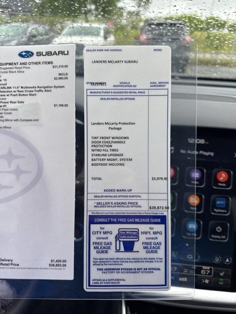 new 2025 Subaru Outback car, priced at $36,893