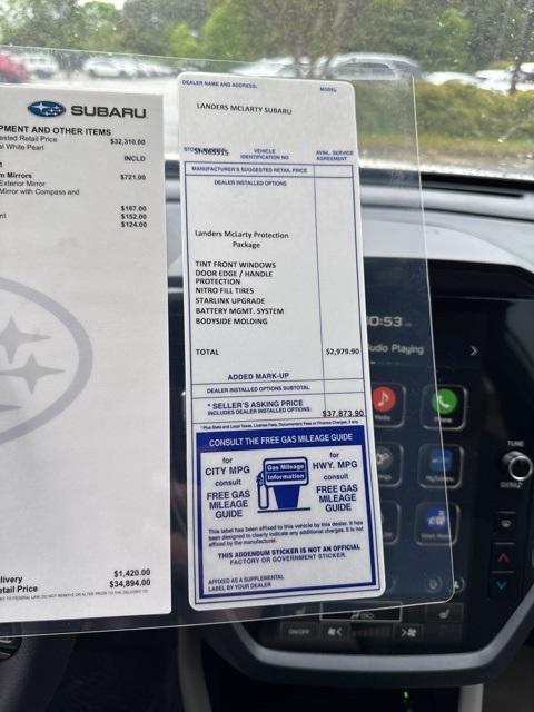 new 2025 Subaru Forester car, priced at $34,894