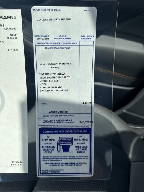 new 2025 Subaru Forester car, priced at $39,573