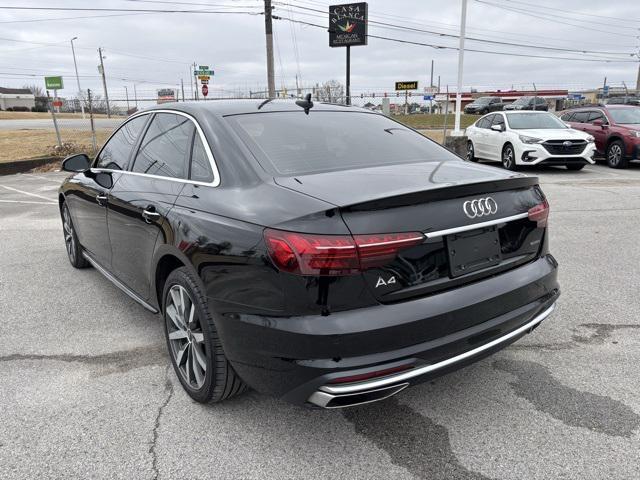 used 2021 Audi A4 car, priced at $25,000