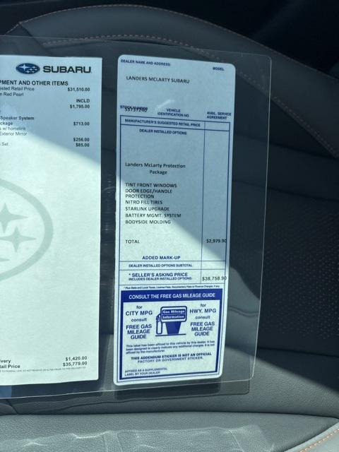 new 2025 Subaru Crosstrek car, priced at $35,779