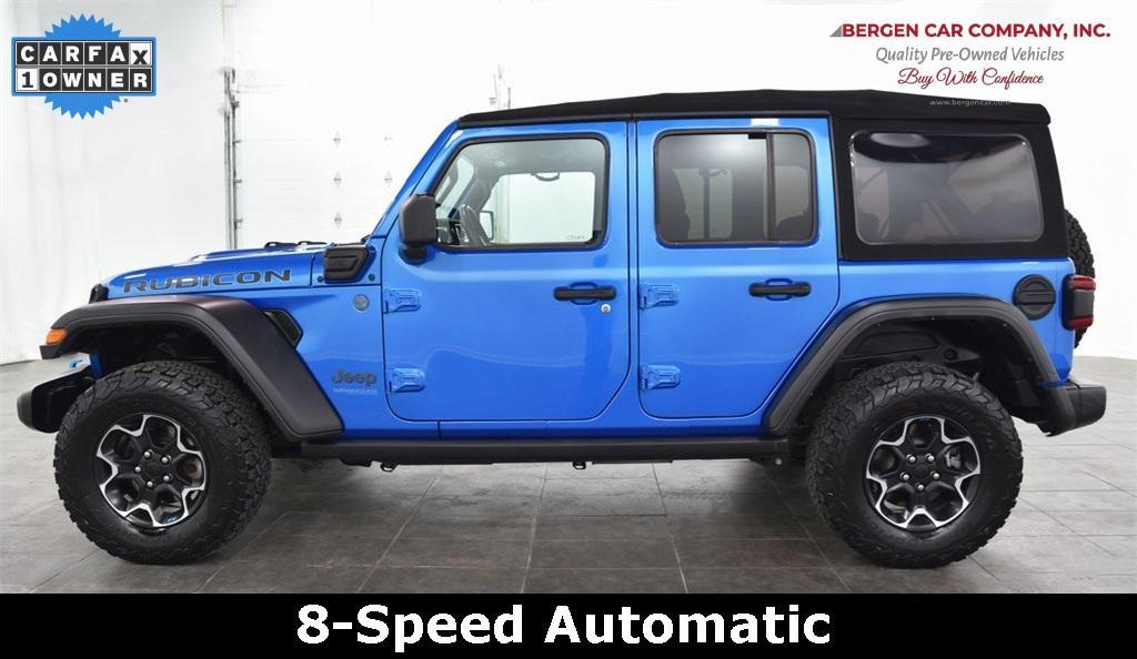 used 2022 Jeep Wrangler Unlimited 4xe car, priced at $34,999