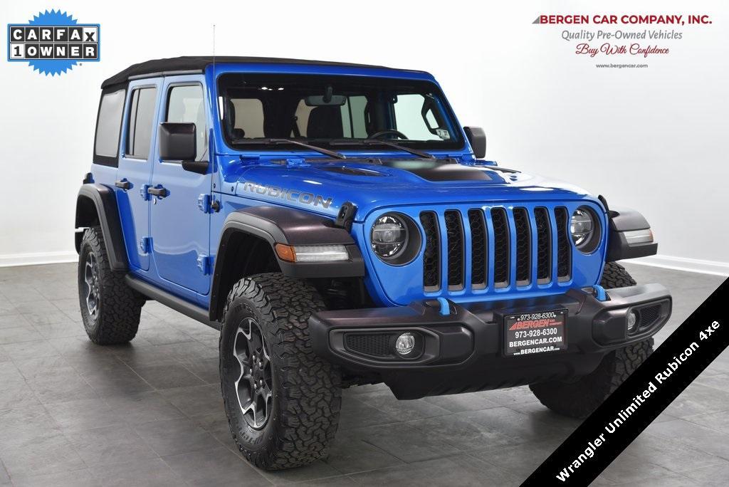 used 2022 Jeep Wrangler Unlimited 4xe car, priced at $34,999