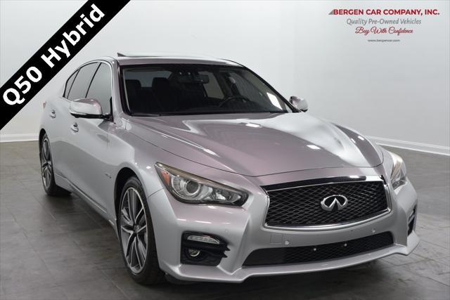 used 2014 INFINITI Q50 Hybrid car, priced at $15,999