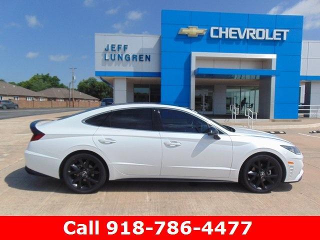 used 2021 Hyundai Sonata car, priced at $18,800