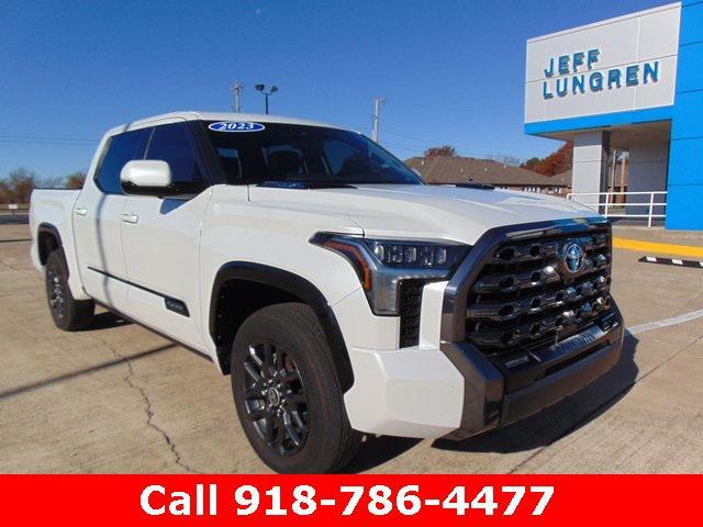 used 2023 Toyota Tundra Hybrid car, priced at $55,675