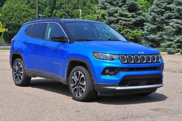 used 2022 Jeep Compass car, priced at $21,500
