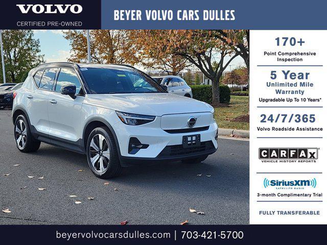 used 2023 Volvo XC40 Recharge Pure Electric car, priced at $34,800