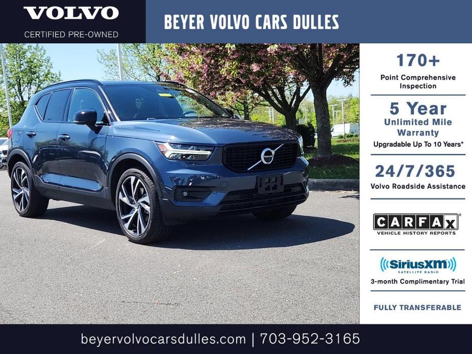 used 2022 Volvo XC40 car, priced at $35,250