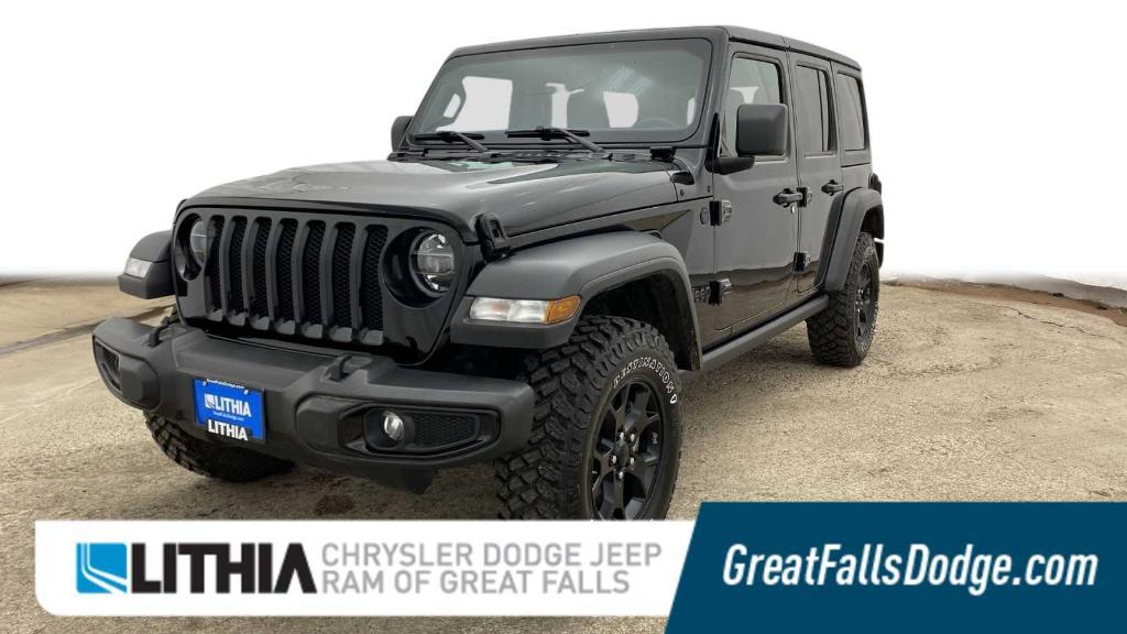 used 2021 Jeep Wrangler Unlimited car, priced at $29,400