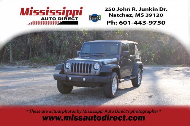 used 2016 Jeep Wrangler Unlimited car, priced at $19,619