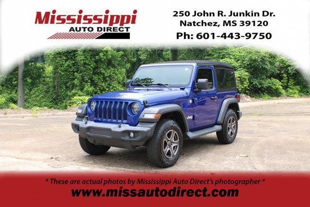 used 2020 Jeep Wrangler car, priced at $27,198