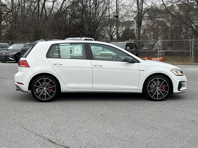 used 2021 Volkswagen Golf GTI car, priced at $23,995