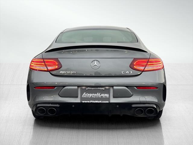 used 2022 Mercedes-Benz AMG C 43 car, priced at $39,995