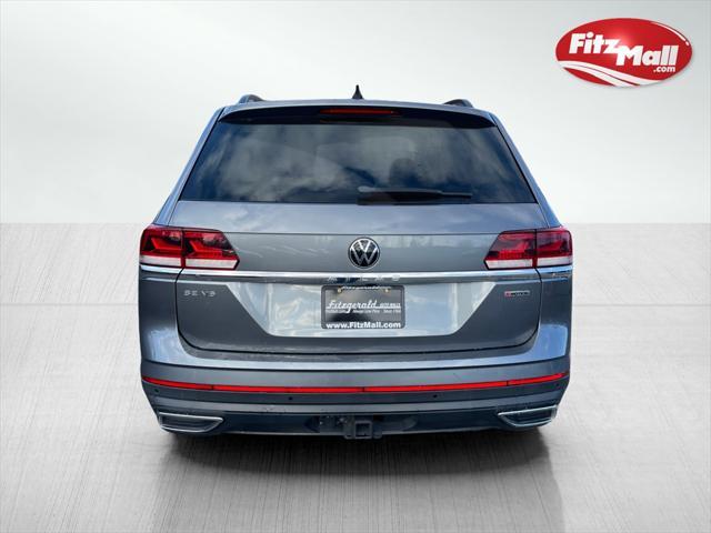used 2021 Volkswagen Atlas car, priced at $24,595