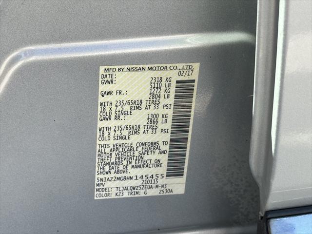 used 2017 Nissan Murano car, priced at $6,900