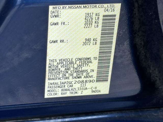 used 2016 Nissan Altima car, priced at $7,900