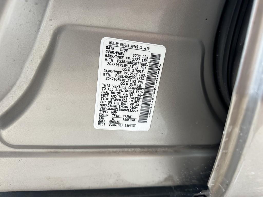 used 2009 Nissan Murano car, priced at $5,900