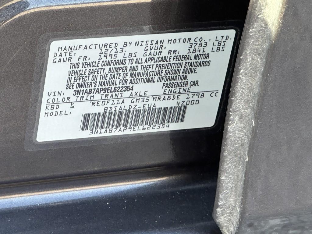 used 2014 Nissan Sentra car, priced at $3,900