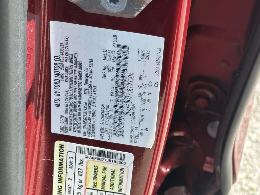 used 2018 Ford Fusion car, priced at $7,900